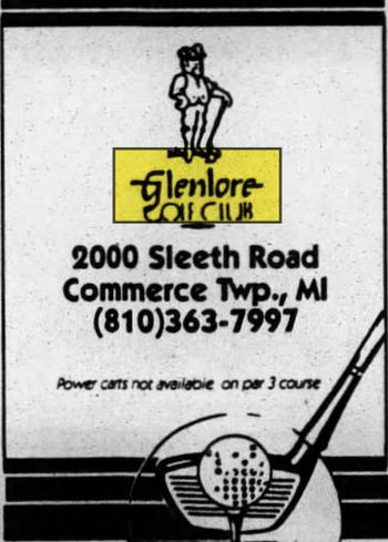 Glenlore Golf Course (Glenlore Golf Club) - Jan 17 1996 Ad